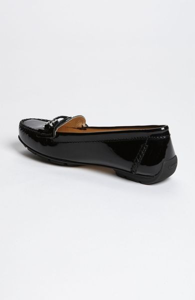 Geox Donna Italy Buckle Loafer in Black | Lyst