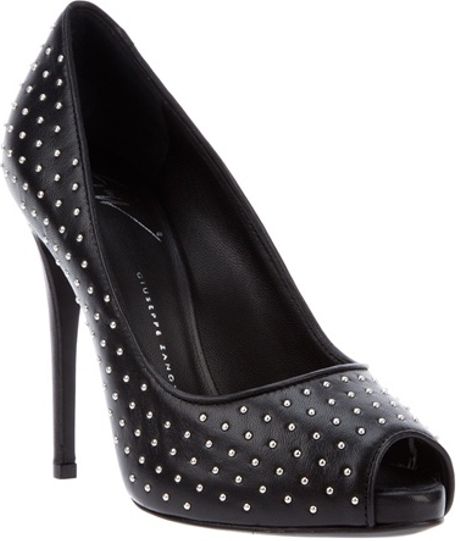 Giuseppe Zanotti Studded Pump in Black - Lyst