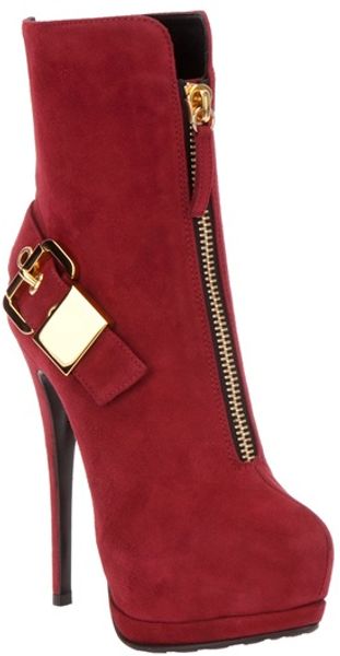Giuseppe Zanotti Buckled Ankle Boot - Lyst