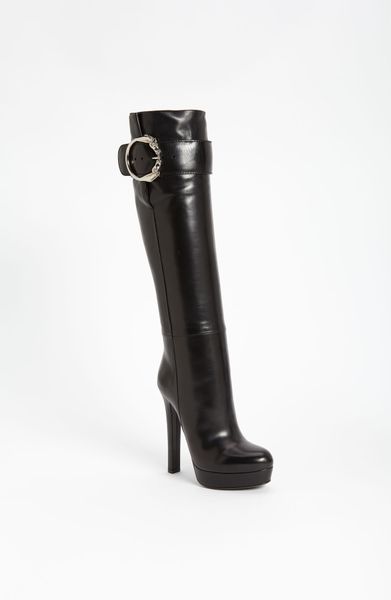 Gucci Josephine Tall Boot in Black - Lyst