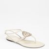 Gucci Gg Sandal in White - Lyst