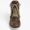 Jeffrey Campbell Gio Hidden Wedge Sneaker in Brown (khaki gold) - Lyst