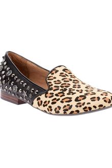 Jeffrey Campbell Leopard Print Studded Slipper - Lyst