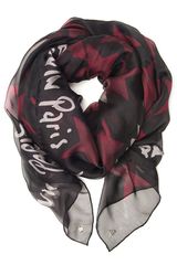 Lanvin Star Print Scarf