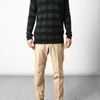 Markus Lupfer Distorted Check Knit Sweater in Black for Men - Lyst