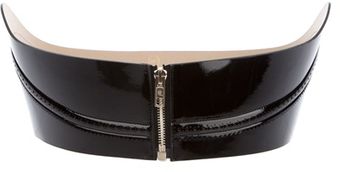 McQ by Alexander McQueen Wide Zip Belt - Lyst