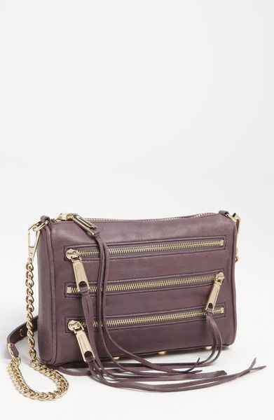 rebecca minkoff mini 5 zip crossbody