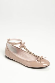 RED Valentino Tstrap Flat - Lyst