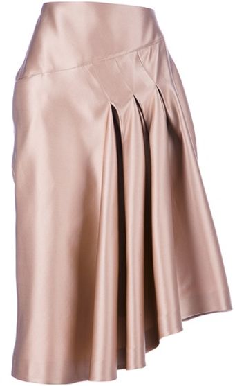 Anne Valerie Hash Pleated Midlength Skirt - Lyst