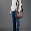 Dolce & Gabbana Leather Messenger Bag in Brown for Men - Lyst