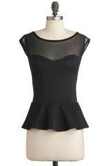 ModCloth Clock Out On The Town Top