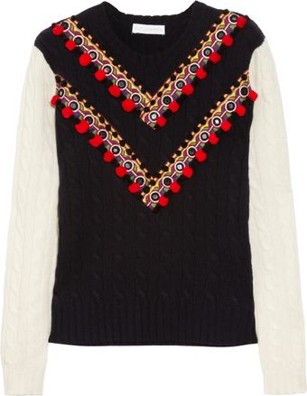 Altuzarra Venise Cableknit Woolblend Sweater - Lyst