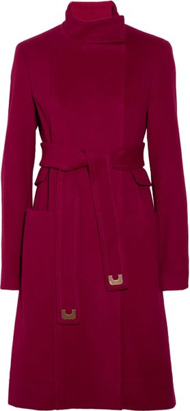 Diane Von Furstenberg Sabrina Belted Wool and Cashmereblend Coat - Lyst