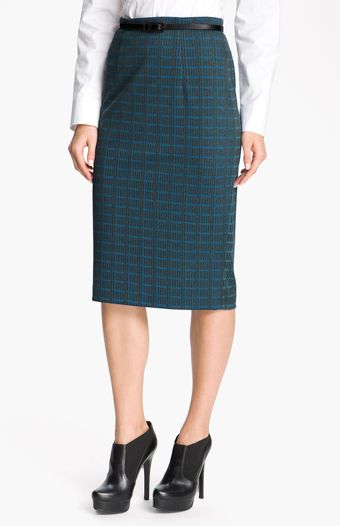 Halogen Belted Ponte Skirt - Lyst
