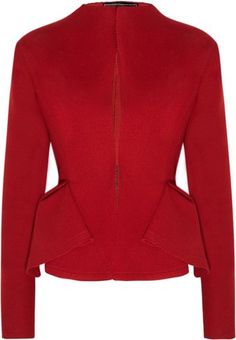 Lanvin Peplum Woolblend Jacket - Lyst