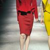 Lanvin Peplum Woolblend Jacket in Red - Lyst