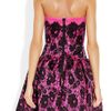 Milly Camilla Lace  Print Wool and Silk Blend Dress in Pink - Lyst
