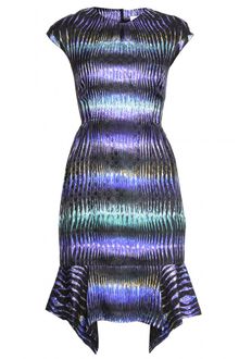 Peter Pilotto Digitally Printed Silk Dress - Lyst
