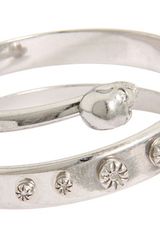 Alexander McQueen Twin Bracelet Studs Ottone