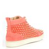 Christian Louboutin Classic Louis Spike Hightop Trainers in Pink - Lyst