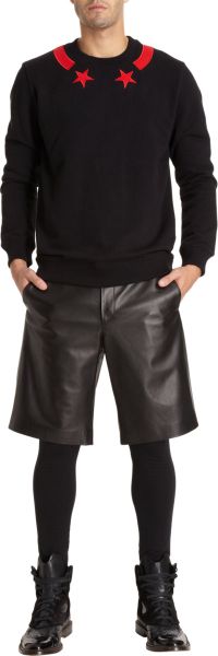 Givenchy Star Sweatshirt in Black for Men - Lyst