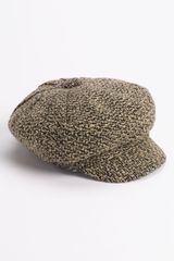 Halogen Tweed Tuck Newsboy Cap