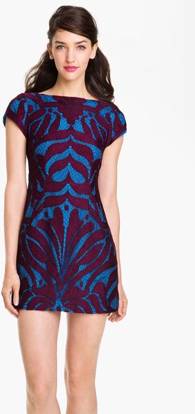 Nanette Lepore Luck Number Lace Shift Minidress - Lyst