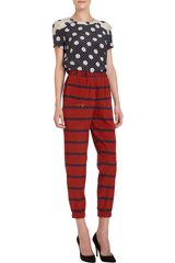 Sea Zigzag and Striped Pants