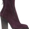 Haider Ackermann Laceup Suede Ankle Boots in Purple (violet) - Lyst