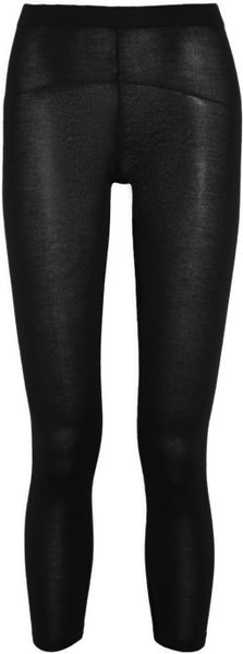 Madeleine Thompson Audrey Fineknit Cashmere Leggings in Black - Lyst