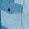 Nasty Gal Chambray Block Shirt in Blue (chambray) - Lyst