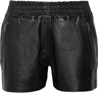 Oak Leather Shorts - Lyst