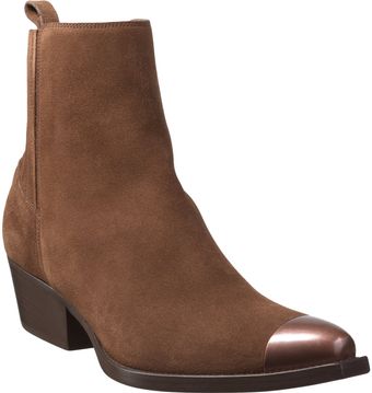 Sartore Metal Cap Toe Ankle Boot - Lyst
