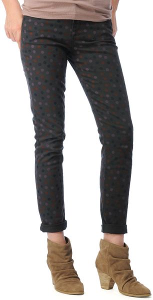 Splendid Soho Mod Dot Pant in Black - Lyst