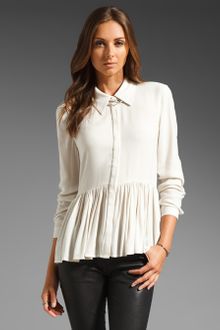 Tibi Gauzy Twill A Line Blouse - Lyst