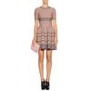 Yves Saint Laurent Striped Lamé Dress in Pink (rose) - Lyst