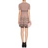 Yves Saint Laurent Striped Lamé Dress in Pink (rose) - Lyst