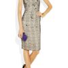 Bottega Veneta Intrecciato Satin Knot Clutch in Purple (violet) - Lyst