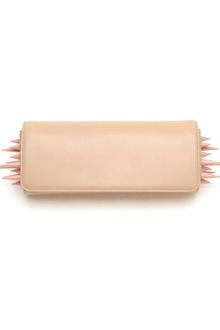Christian Louboutin Marquise Spike Embellished Leather Clutch - Lyst
