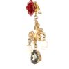 Dolce & Gabbana Rose Drop Earrings in Red (rose) - Lyst