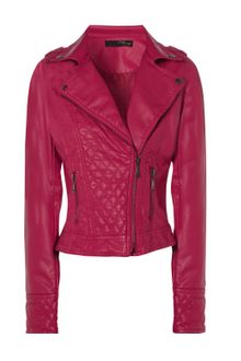 Jane Norman Black Pu Biker Jacket - Lyst