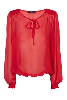 Jane Norman Blue Smock Top - Lyst