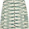 Missoni Metallic Flecked Woolblend Cardigan in Green (cream) - Lyst