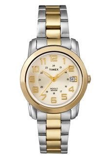 Timex® Two Tone Stainless Steel Bracelet Watch  - Lyst