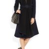 Burberry Prorsum Woolcrepe Coat in Blue (navy) - Lyst