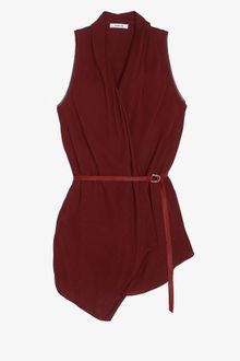 Helmut Lang Preorder Exclusive Belted Soft Shroud Blouse - Lyst