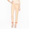 J.crew Café Capri in Colorblock in Orange (saddle) - Lyst