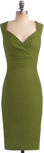 ModCloth Lady Love Song Dress in Fern - Lyst