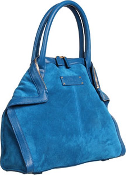 Alexander Mcqueen De Manta Mini Tote in Blue (r) - Lyst