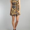 Ax Paris Baroque Print Skater Dress in Black - Lyst